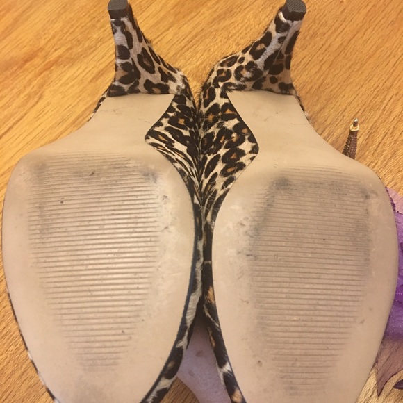 Steve Madden Animal print heels sz 8 - Picture 5 of 5
